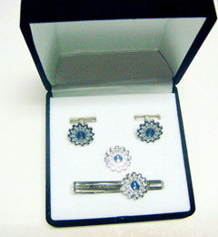 cufflinks, necktie clips, pins, cuff sets,