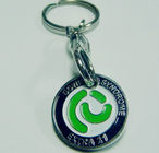 caddy coin key chain, trolley coin keychains, coin holers