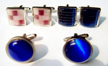 cufflinks, necktie clips, pins, cuff sets,