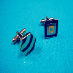 cufflinks, necktie clips, pins, cuff sets,