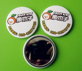 tin button mirror, pin button, button badge, enamel badge, printing badge, tinplate bagde