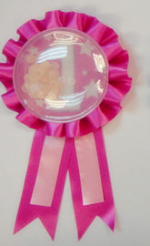 rosette, pin button, button badge, Award Ribbon Rosette With Button Pin