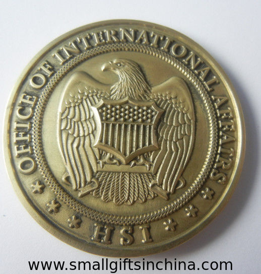 2D or 3D Brass Coins / Campus Coin, challenge coins, commemorative coins, embossed